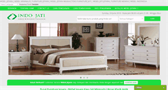 Desktop Screenshot of indojatifurniture.com